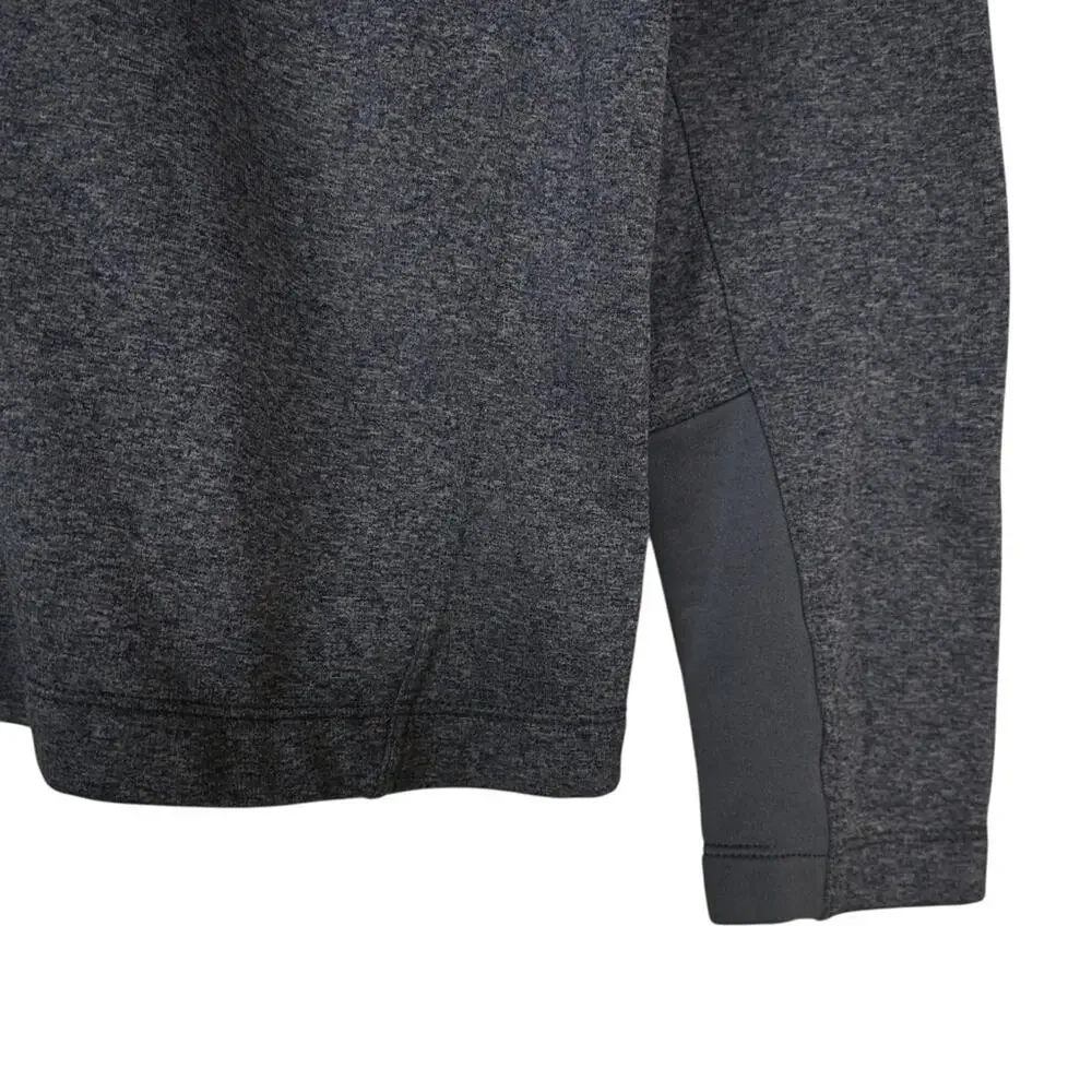 The North Face Mens S Half Zip Pullover in Dark Gray